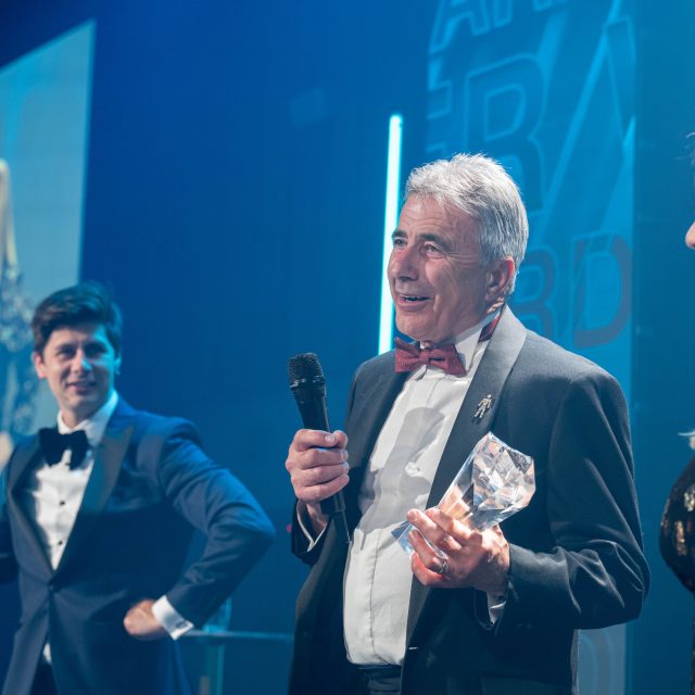 Ray Accepting his Award